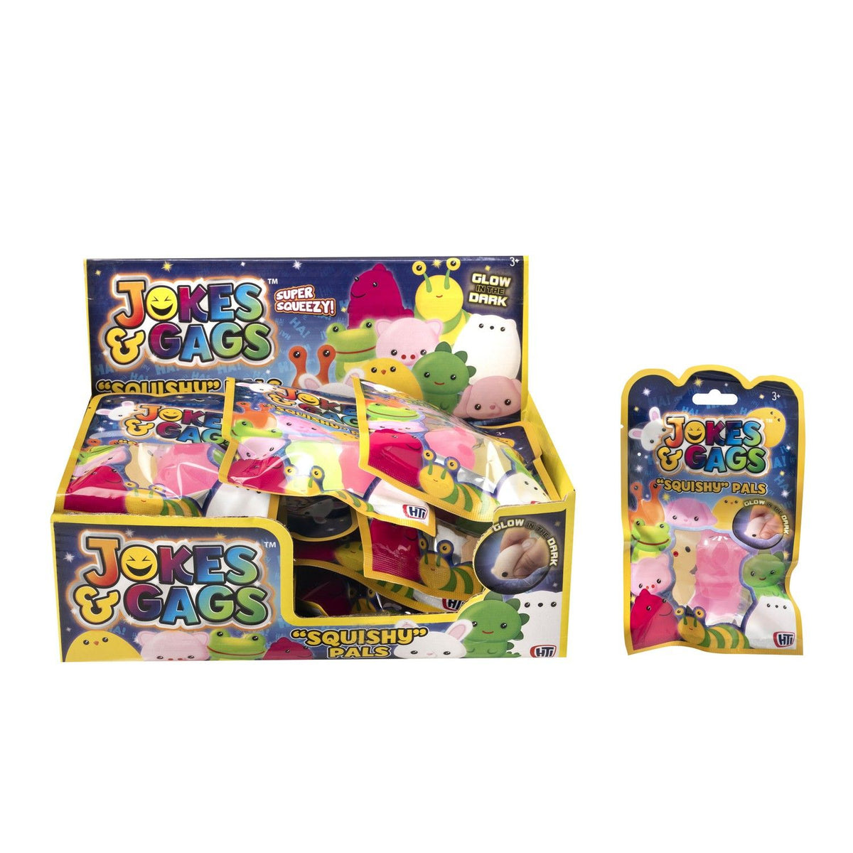 Mochies Glow In The Dark Squishy Pals
