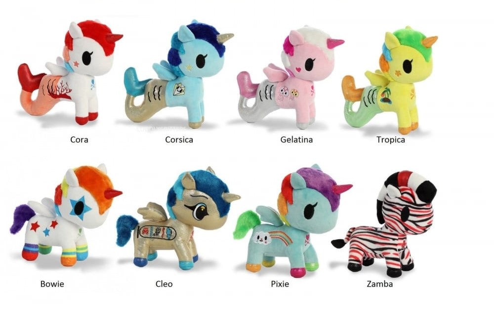 Tokidoki Plush Unicorno And Mermicorno