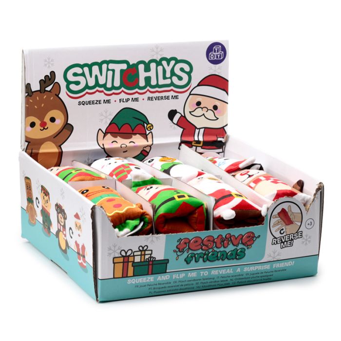 Switchlys Christmas Plush Water Snake Toy Snowman/Penguin Santa/Reindeer Elf/Gingerbread man